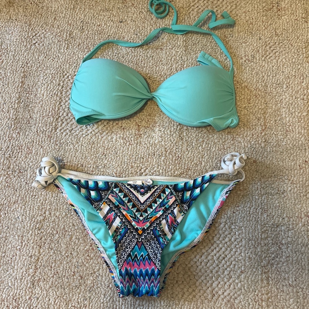 Used condition just too small on me now. Selling set together.
